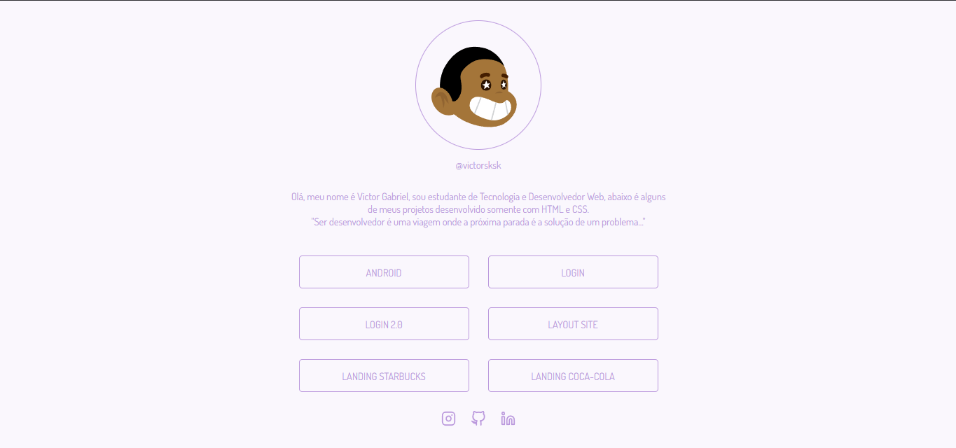 Landing Page GitHub